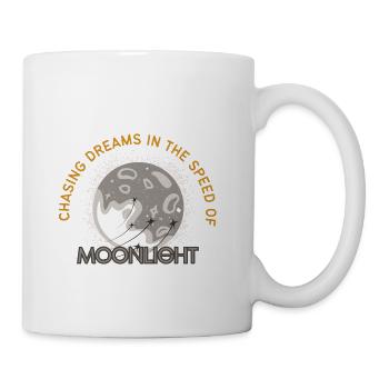 Celestial Moonlight Dream Illustration - Coffee/Tea Mug - white - Right