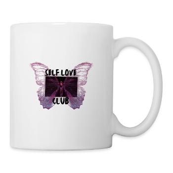 Selflove Butterfly Club - Coffee/Tea Mug - white - Right