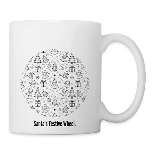 Santa's Festive Wheel T-Shirt - Coffee/Tea Mug