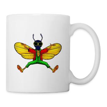 Fly Yogi - Coffee/Tea Mug - white - Right
