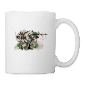 Urban Hunter Sketch - Coffee/Tea Mug - white - Right