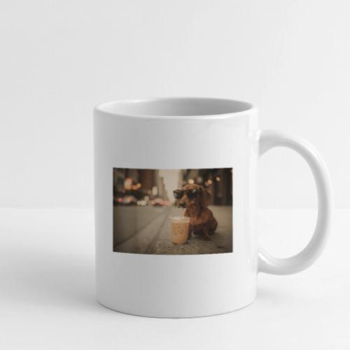 Funny Dachshund Iced Coffee Lover Tee - Coffee/Tea Mug
