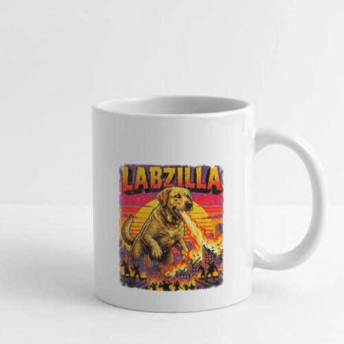 Labzilla Giant Yellow Labrador Monster Tee - Coffee/Tea Mug