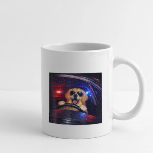 Funny Police Golden Retriever Meme Tee - Coffee/Tea Mug