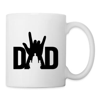ASL I Love You Dad - Coffee/Tea Mug - white - Right