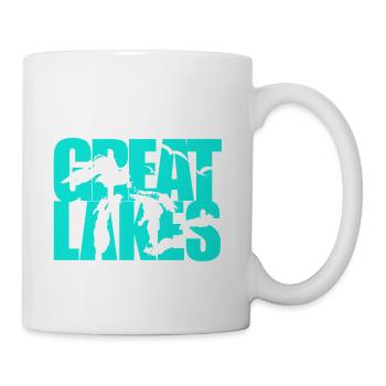 Great Lakes Logo - Coffee/Tea Mug - white - Right