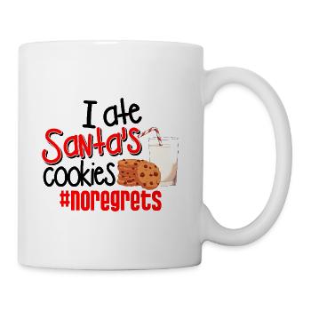 Santa's No Regrets - Coffee/Tea Mug - white - Right