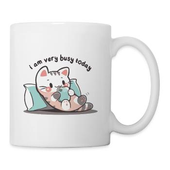 I am very busy today - Coffee/Tea Mug - white - Right