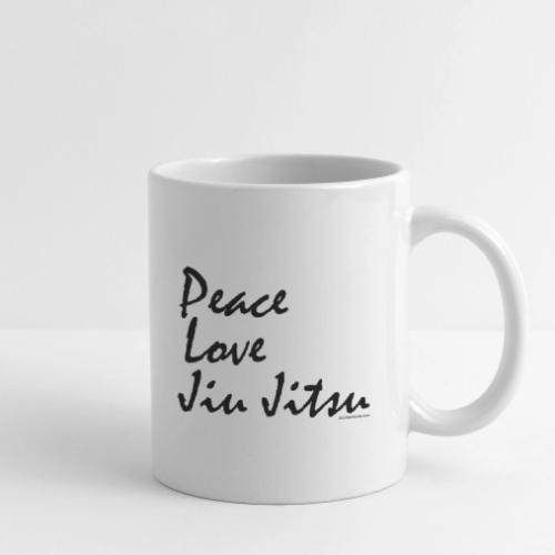Jiu Jitsu - Peace Love bw - Coffee/Tea Mug