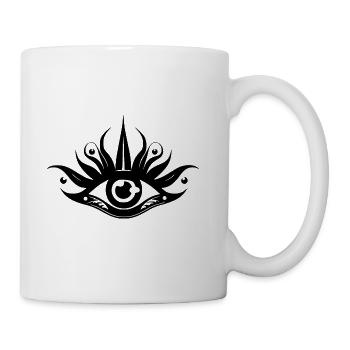 Ornamental Eye - Coffee/Tea Mug - white - Right