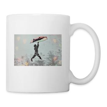Umbrella Boy - Coffee/Tea Mug - white - Right