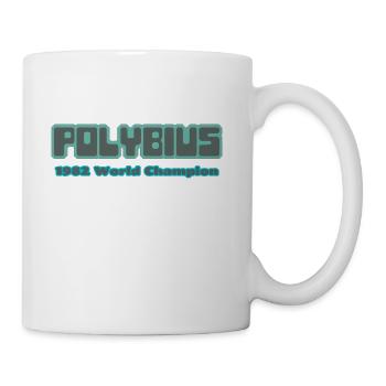 DESIGNPOLYBIUS 1982 World Champion humor - Coffee/Tea Mug - white - Right