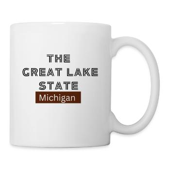 The Great Lake State. Michigan - Coffee/Tea Mug - white - Right