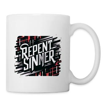 Repent Sinner 18 - Coffee/Tea Mug - white - Right