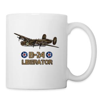 Aviation Liberator American Heavy Bomber - Coffee/Tea Mug - white - Right