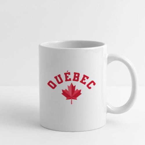 Quebec with maple leaf - Coffee/Tea Mug