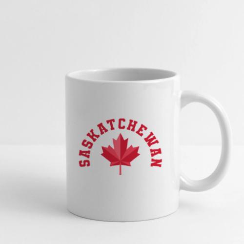 Saskatchewan with maple leaf - Coffee/Tea Mug