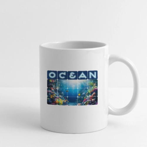Ocean: Neon Reef Glow - Coffee/Tea Mug