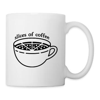 Slices of Coffee - Coffee/Tea Mug - white - Right