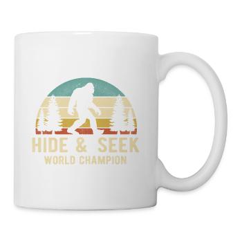 Hide & Seek World Champion Bigfoot Urban Legend - Coffee/Tea Mug - white - Right
