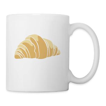 French Bread Croissants Bread Baking - Coffee/Tea Mug - white - Right