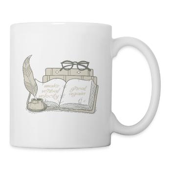 Poetry Slam Verbal Velocity Slam Poetry - Coffee/Tea Mug - white - Right