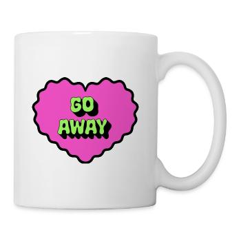 Go Away - Coffee/Tea Mug - white - Right