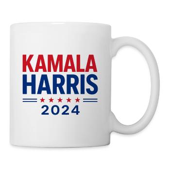 Kamala Harris 2024 Campaign Logo - Coffee/Tea Mug - white - Right