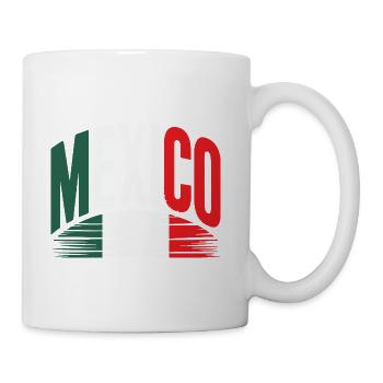 Mexico Flag  - Coffee/Tea Mug - white - Right