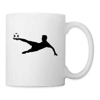 Soccer player - Coffee/Tea Mug - white - Right