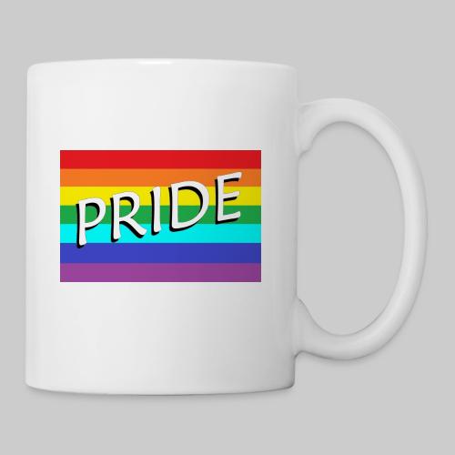 Pride Flag with Pride Text - Coffee/Tea Mug