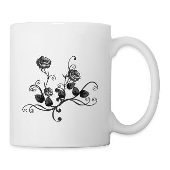 rose picture - Coffee/Tea Mug - white - Right