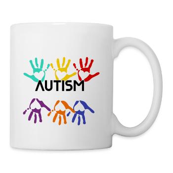 Autism Awareness Strong Cricut Shirt - Coffee/Tea Mug - white - Right