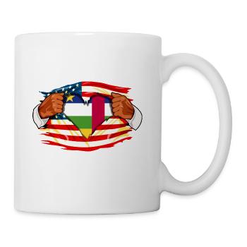 Central Africans Who Live in America Central - Coffee/Tea Mug - white - Right