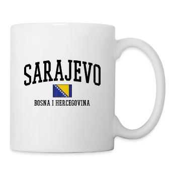 Sarajevo bosnia and herzegovina - Coffee/Tea Mug - white - Right