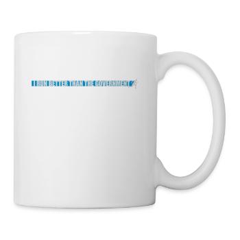 run better than government - Coffee/Tea Mug - white - Right