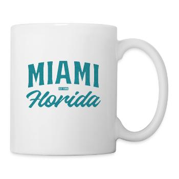 Miami Florida - Coffee/Tea Mug - white - Right