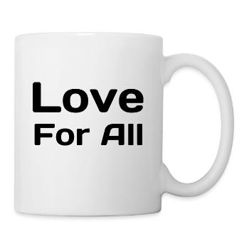 love for all - Coffee/Tea Mug - white - Right