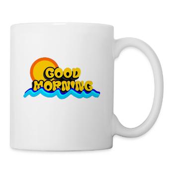 Good morning design. Let your day sunshine. - Coffee/Tea Mug - white - Right