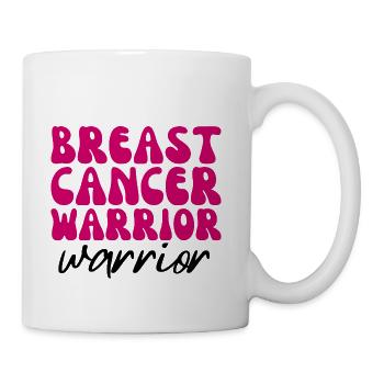 Breast Cancer Warrior Support Breast Cancer - Coffee/Tea Mug - white - Right