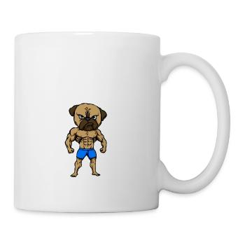 Im Sweating Like a Sinner at Church Workout Funny - Coffee/Tea Mug - white - Right
