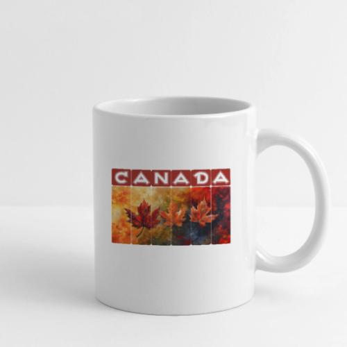 Painted Canada Leaves - Coffee/Tea Mug