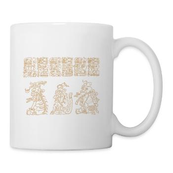 Mayan Glyphs - Coffee/Tea Mug - white - Right