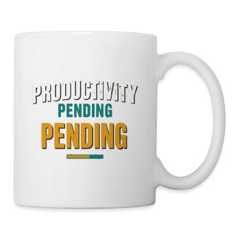 Productivity Pending - Coffee/Tea Mug - white - Right