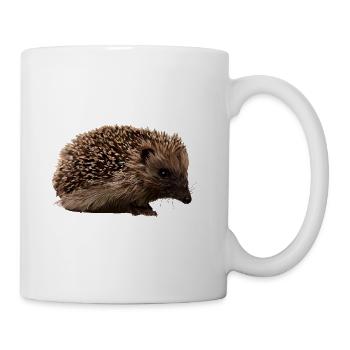 Hedgehog Dusk Spikes - Coffee/Tea Mug - white - Right
