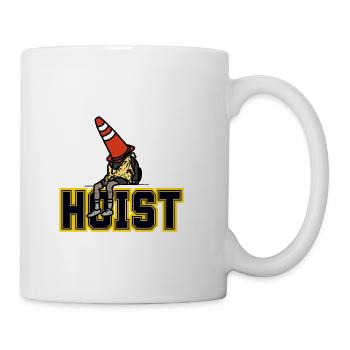 Hoist Cone Lounge Art - Coffee/Tea Mug - white - Right