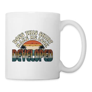 Retro Developer Sunset - Coffee/Tea Mug - white - Right