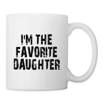 Family Favorites Gifts & more I'm The Favorite Dau - Coffee/Tea Mug - white - Right