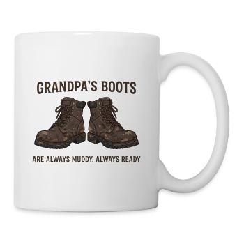 Grandpa's Boots Muddy Heritage - Coffee/Tea Mug - white - Right
