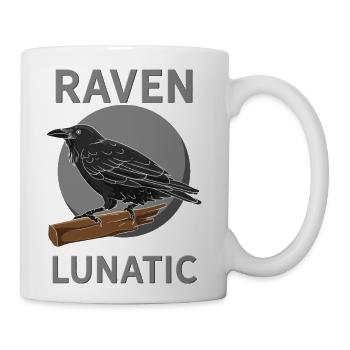 Raven Lunatic - Coffee/Tea Mug - white - Right